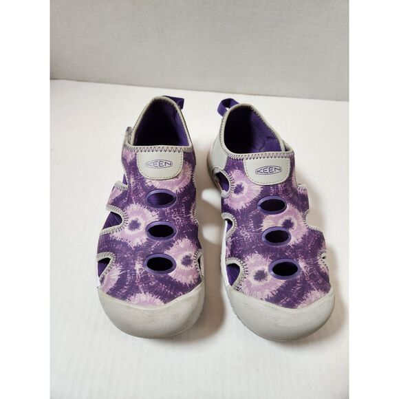 Keen Closed Toe Sandals Kids size 3 Purple Tie Dye - Picture 6 of 6